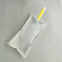 Personnalisé 500ml 1L transparent sac en boîte liquide gel désinfectant pour les mains savon recharge pochette