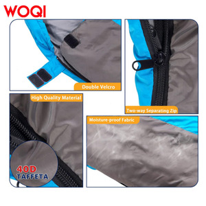 Sac de couchage enveloppant Woqi bleu ciel 1,3 kg léger respirant en polyester pour adultes camping randonnée backpacking - Product Image 5