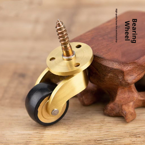 Mehrere Arten von Messing rollen, Möbel tische Stühle Fußmatten Silent Metal Heavy-Duty Universal räder - Product Image 4