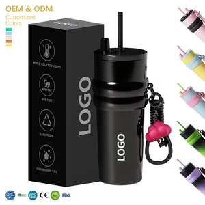 Vaso de Viaje de Acero Inoxidable de Gran Capacidad (25oz) con Logotipo Personalizado, Tapa y Pajita para Café y Agua - Product Image 2