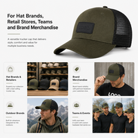 Casquette en maille respirante et imperméable vert olive, style 112, avec patch sublimé personnalisé, pour la pêche et les activités de plein air, marque SHINY, faible MOQ