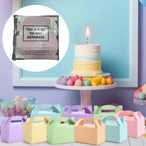 Boîtes cadeaux en papier coloré pour la Saint-Valentin, boîtes à bonbons, friandises, gâteaux, pour la rentrée scolaire, les mariages, les fêtes - Product Image 4