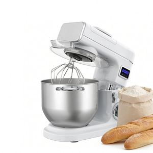 Nouvelle version améliorée du batteur sur socle électrique 1500W, bol mélangeur en acier inoxydable, <span class=keywords><strong>crochet</strong></span> pétrisseur, 6 vitesses, capacité de 7L pour un usage domestique - Product Image 4