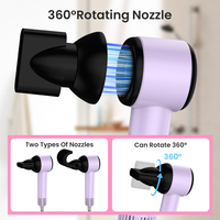 Meilleur Sèche-Cheveux 2026 Sèche-Cheveux de Voyage Compact Moteur Sans Balais Ionique Mini Sèche-Cheveux Portable Haute Vitesse pour Femmes