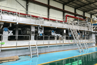 Ligne de production de papier A4 pour copie et écriture, machine à papier Fourdrinier à maille longue haute vitesse de 4200 mm, capacité de 120-150 tonnes par jour