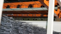 Línea de Producción de Soldadura de Malla de Acero Automática Superior/Inferior GWC-C-2000 Específica para la Construcción, Motor de Engranajes, Alta Eficiencia de Producción