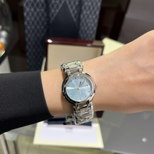 Reloj de Cuarzo de Lujo para Mujer, 30MM, Esfera Azul Hielo, Diseño Simple y Elegante, Venta al Por Mayor - Product Image 5