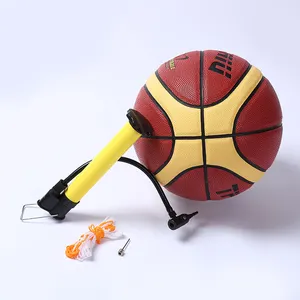 كرة تدريب من الجلد المركب, كرة تدريب من الجلد الصناعي الاحترافي في الهواء الطلق بحجم 7 كرات مطاطية مغلفة لكرة السلة