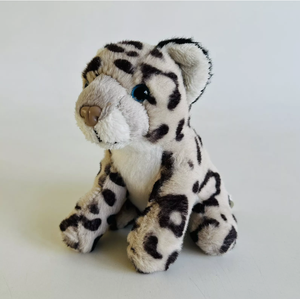 Vente en gros en ligne d'un nouvel ours léopard des neiges en peluche super douce avec remplissage en coton PP techniques brodées - Product Image 4