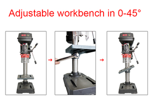 Minimáquina perforadora eléctrica multifuncional, taladro de banco, prensa, <span class=keywords><strong>FS</strong></span>-4113, 450W - Product Image 5
