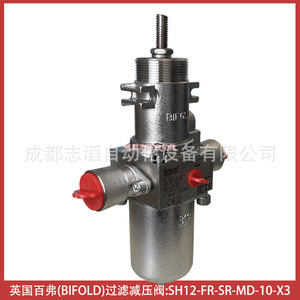 Vanne de réduction de pression à double clapet Sh12-Fr-Sr-Md-10-X3 en acier inoxydable 1/2 pouce pour eau à température normale, commande manuelle - Product Image 3