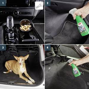 Spray désodorisant et rafraîchissant Smokeex 500 ml Neutralise les odeurs de fumée, d'animaux et de nourriture dans la voiture et la maison - Product Image 5