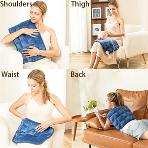 Portable 220V <b>Electric</b> Heating <b>Pad</b> Back 10 Temperature Levels 4 Timer Adjustments Quilted Therapeutic Massage Eco-Friendly - Product Image 6