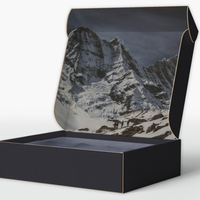 Boîtes cadeaux de luxe personnalisées pour vêtements et chaussures avec revêtement UV et emballage rigide magnétique de style livre vert pailleté