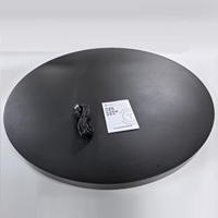 Meilleure vitrine rotative ronde 45cm 60cm en velours, plateau tournant motorisé électrique, support de présentation rotatif, plateforme de table tournante