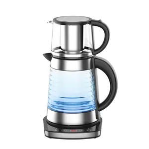 Chinese manufacture factory outlet glass customization logo tea maker
