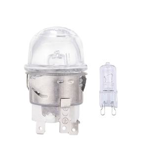 Portalámparas de horno de cerámica <span class=keywords><strong>G9</strong></span> Base de lámpara de horno resistente a altas temperaturas con <span class=keywords><strong>bombilla</strong></span> - Product Image 1
