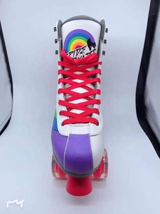 Tùy Chỉnh Thiết Kế Mới Rink Con Lăn Giày Trượt Băng Cao Bounce PU Flash Bánh Xe Quad Con Lăn Giày Trượt Giày - Product Image 4