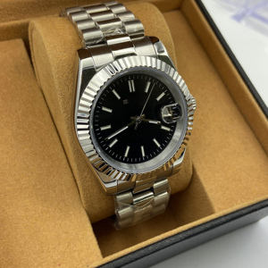 Men's <b>Automatic</b> Stainless Steel Mechanical Watch Business Calendar <b>Wristwatch</b> with NH35 Movement Fashion Style - Product Image 4