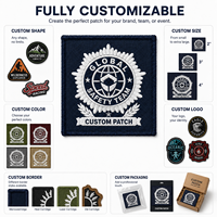 Fabricant de badges rectangulaires brodés personnalisés, patchs logo haute densité pour vêtements de travail, uniformes, vestes et vêtements