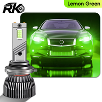 Phares de voiture LED personnalisés Wow H11 à double tube en cuivre 9005 Blanc lime 65W 12V Nouveaux phares antibrouillard H4/H16/H27/H13/H3 Ampoules universelles