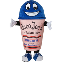 Costumes de mascotte personnalisés en mousse polyéthylène pour adultes, thème Noël, unisexe, service OEM, fournisseur Blue Sky