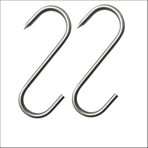 Gancho en Forma de S de Acero Inoxidable 304 con Acabado Liso para Colgar Carne, Uso en Carnicerías, Cocinas, Minería e Industria Pesada - Product Image 4