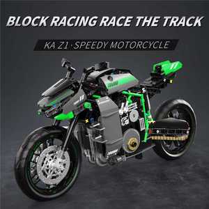 Blocs de construction pour enfants et adultes, modèle de <span class=keywords><strong>moto</strong></span> cool, design classique, collection, ornement décoratif, briques <span class=keywords><strong>à</strong></span> assembler, jouet DIY - Product Image 4