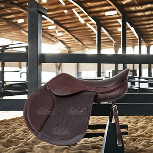 Selle anglaise tout usage en cuir pleine fleur de qualité supérieure faite à la main Selle de cheval sauteuse à contact fermé pour le spectacle - Product Image 1