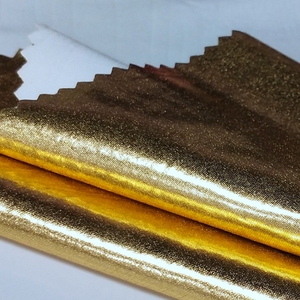tela de traje de baño con estampado dorado y spandex de lycra brillante - Product Image 4