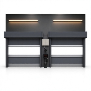 Puerta Rápida de PVC Automática Cortavientos, Persiana Enrollable de Acción Rápida para Taller Industrial - Product Image 1
