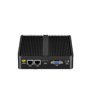INNODA mini pc sin ventilador J4125 J1900 3805U I3 i5 5200U NUC mini pc win10 Linux con Dual RS232 Dual Lan computadora industrial