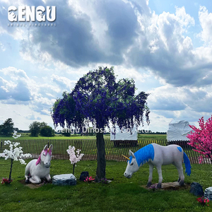 Mô hình hoạt hình kỳ lân cầu vồng cho trang trại phim hoạt hình kỳ lân trang trí - Product Image 3