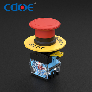 Khẩn cấp <span class=keywords><strong>push</strong></span> <span class=keywords><strong>button</strong></span> chuyển đổi nhựa 10A pushbutton 22 Mét E dừng thiết bị chuyển mạch với cảnh báo vòng tròn cho thiết bị nhà với IP65 - Product Image 1