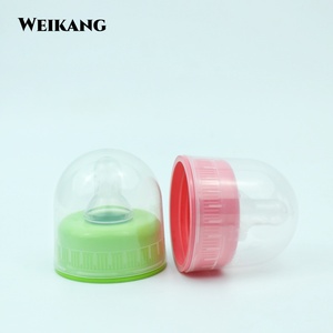 Biberon in Silicone Senza BPA con Tettarella Anti-Colica <span class=keywords><strong>e</strong></span> Tappo Antipolvere per Neonati, Vendita all'Ingrosso - Product Image 3