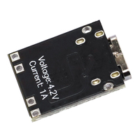 Module de charge de batterie au lithium miniature 1A, carte de charge TP4056, module de charge 18650, interface TYPE-C