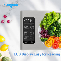 Báscula Digital Inteligente Multifuncional de Acero Inoxidable con Pantalla LCD, Bluetooth, para Alimentos y Cocina, con Aplicación de Nutrición