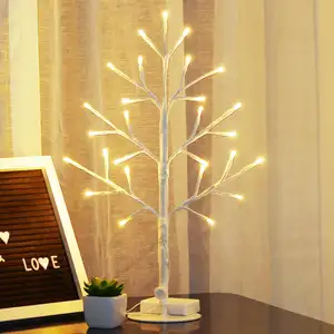 Bolylight LED Plane Birch Tree Christmas Tree Light Decorations for Home/Bedroom/Desk