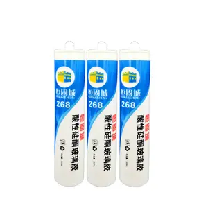 factory silicone sealant for window glass OEM GP RTV 300ml white clear silicone sealant