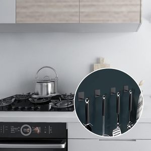 Heavy Duty Eco-Friendly Reusable 4.5x4.5x9CM Stainless Steel Self-Adhesive <b>Hooks</b> Wall Adhesive Hangers for Kitchen Household Use - Product Image 2