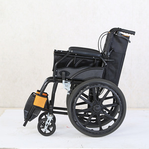 Fauteuil roulant manuel pliable, léger et portable pour personnes âgées, avec frein en U et utilisation facile - Product Image 2