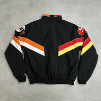 Veste coupe-vent légère personnalisée OEM pour streetwear, veste d'hiver zippée, veste d'hiver pour homme, fournisseur de vêtements de streetwear pour l'extérieur