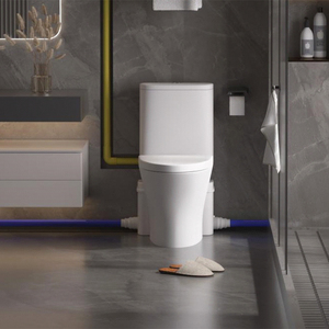 Pompe de relevage des eaux usées à installation facile, à découpe complète et anti-blocage, avec puissance optionnelle pour le drainage des salles de bain d'appartement - Product Image 6