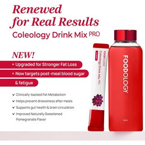 ฟู้ดโลโลยี โคลโลโลยี ดริ้งค์ มิกซ์ โปร 500 มก. สารสกัดจากโคเลอส ฟอร์สโคลีอิ แคลเซียม วิตามินสำหรับผู้หญิง รสทับทิม 15.0 ออนซ์ - Product Image 3