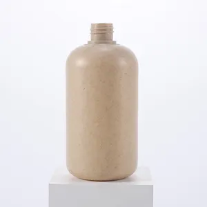 Embalagem de garrafa biodegradável reciclável compostável