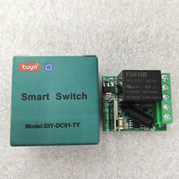 Interrupteur intelligent Wi-Fi Tuya 10A 1CH, relais, module 433 MHz, télécommande sans fil, minuterie domestique, disjoncteur 12V