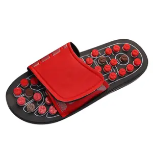 One Pair Foot Massage Shoes Rotating Foot Acupuncture Slipper Sandals Relaxation Stress Healthy For Man And Women Reflex