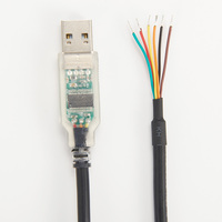 Cable USB a TTL-232RG-VREG 3V3-WE Feanteek, Cable USB 2.0 Blindado de PVC con Cable Serial UART para Computadora