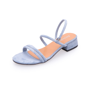 <span class=keywords><strong>Sandalias</strong></span> de tacón <span class=keywords><strong>cuadrado</strong></span> de tacón medio para mujer con hebilla de una palabra de correa fina de estilo coreano para otoño e invierno al por mayor - Product Image 6