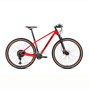 Bicicleta de Montaña WARRIORpro de 27.5/29 Pulgadas con Cuadro de Carbono, Doble Suspensión y Frenos de Disco de Aceite - Product Image 2